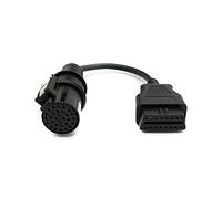 System-S Cable OBD 20 cm OBD 2 hembra para Iveco 30 pines en negro para diagnóstico de coche