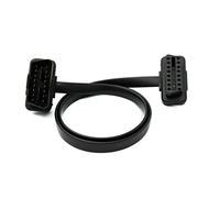 System-S Cable OBD 50 cm OBD 2 16 pines J1962M macho a J1962F hembra plano diagnóstico coche