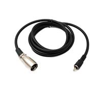 System-S Cable RCA RCA de 150 cm macho a XLR de 3 pines, adaptador de 30 VAC, color negro
