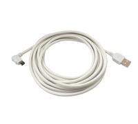 System-S Cable USB 2.0 3m tipo A macho a mini B adaptador angular 5V en blanco
