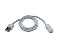 SYSTEM-S Cable USB 2.0 de 100 cm, cable de carga para Xplora X6 Play, adaptador de reloj inteligente, color blanco