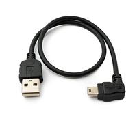 System-S Cable USB 2.0 de 30 cm Mini B Hembra a Tipo A Macho Adaptador de ángulo para Garmin