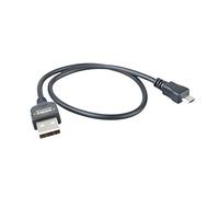 SYSTEM-S Cable USB 2.0 para USB-A a USB Micro-B 30 cm