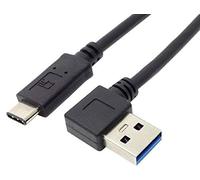 System-S Cable USB 3.1 Tipo C a USB 3.0 A 90° acodado a la Izquierda 32 cm