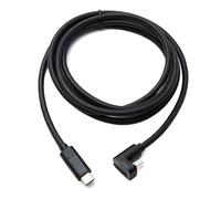System-S Cable USB 3.2 Gen 1, 200 cm, tipo C macho a macho, giro en U, ángulo de 180°, color negro