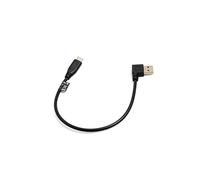 System-S - Cable USB de c 28 cm USB 3.1 Type C Macho a USB A 2.0 90 Grados hacia la Izquierda, Conector