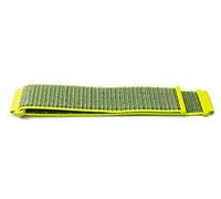 System-S Correa de nailon de 22 mm para reloj inteligente Huawei Watch en amarillo neón, amarillo neón/gris, Eine Grösse