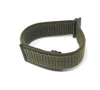 System-S - Correa de nailon para Fitbit Versa 4/Versa 3/Sense 2/Sense/Versa Lite/Versa 2/Versa Smartwatch Verde, Verde Oscuro/Gris Eine Grösse, Clásico