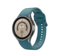 System-S Correa de silicona de 20 mm para Samsung Galaxy Watch 5 4, color azul, azul azur, Eine Grösse, Clásico