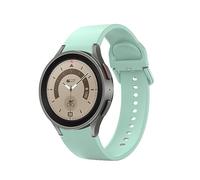 System-S Correa de silicona de 20 mm para Samsung Galaxy Watch 5 4, color verde, verde claro, Eine Grösse