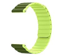 System-S Correa de silicona magnética de 20 mm para Samsung Galaxy Watch 5 4, color verde, verde, Eine Grösse