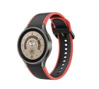 System-S Correa de silicona para Samsung Galaxy Watch 5 4, color negro neón, Verde neón + negro, Eine Grösse