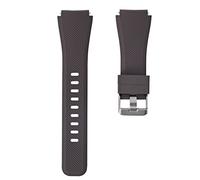 System-S Correa flexible de silicona de 22 mm para reloj inteligente Samsung Gear S3 en color marrón