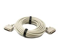 System-S D Sub - Cable de módem nulo (10 m, 25 pines, macho a macho, adaptador RS530), color gris