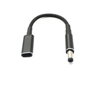 SYSTEM-S DC 20 V cable 15 cm 5.5 x 2.1 enchufe a USB 3.1 tipo C bus trenzado