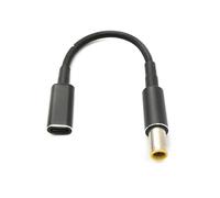 SYSTEM-S DC 20 V cable 15 cm 7.9 x 5.5 enchufe a USB 3.1 tipo C bus, trenzado para Lenovo