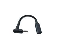 SYSTEM-S DC 20V cable 10cm 4.0 x 1.35 enchufe a USB 3.1 tipo C bus trenzado ángulo