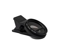 SYSTEM-S Filtro CPL de 37 mm con Clip para Smartphones en Color Negro