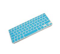 System-S - Funda de Silicona para Teclado AZERTY Francés para MacBook Pro 13 Pulgadas 15 Pulgadas 17 Pulgadas iMac MacBook Air 13 Pulgadas en Turquesa