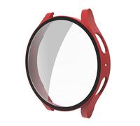 System-S Funda protectora de PC para Samsung Galaxy Watch 5 4 (44 mm), color rojo, rojo, Eine Grösse