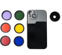 SYSTEM-S Juego de filtros de Color de 37 mm, 6 Unidades, para fotografía de iPhone 14