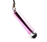 SYSTEM-S Lápiz Capacitivo de Aluminio con Conector para Auriculares, Color Rosa para Tablet y Smartphone