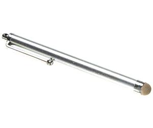 System-S - Lápiz Stylus Fibra Textil Punta Touch Pen Pantalla Capacitiva de lápiz Plata para Smartphone, Pantalla táctil teléfono móvil, Tablet PC, PDA