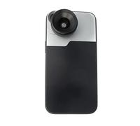 SYSTEM-S Lente Macro 1.1x a 2.8X Filtro 24mm con Funda en Negro para iPhone 13