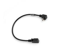 SYSTEM-S Micro USB 90 ° Grados de ángulo de Velocidad a Micro USB Cable Adaptador Cable de Datos Cable de Carga garantía 27 cm