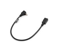 SYSTEM-S Micro USB 90 ° Grados de ángulo de Versiones anteriores a Micro USB Cable Adaptador Cable de Datos Cable de Carga garantía 27 cm
