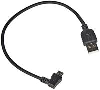 SYSTEM-S Micro USB Cable ángulo Conector Cable de Datos y Cable de Carga (acodado 90 ° 20 cm