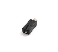 System-S Mini USB Macho a Micro USB Hembra Adaptador OTG Host Cable Flash Drive conexión para Smartphone, teléfono móvil, Tablet PC