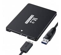 System-S NGFF B+M Key M.2 - Tarjeta SSD a SATA Micro USB 3.0 Combo HDD de 2,5 Pulgadas