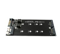 SYSTEM-S NVME M.2 Adaptador 2 x AHCI a PCIE Express 3 4.0 Slim SFF-8654 8X Raid Card