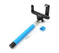SYSTEM-S S Selfie Stick con Disparador Remoto (Aprox. 23,5 cm - 100 cm de Longitud).