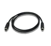 SYSTEM-S S-Video Cable 150 cm Din 10 Pin Macho a Macho en Negro