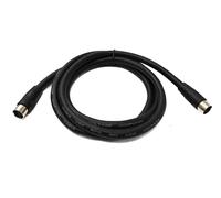 System-S S-Video Cable 150 cm DIN 13 Pin macho a macho, color negro