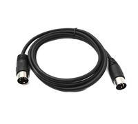 System-S S-Video Cable 150 cm DIN 5 Pin macho a macho, color negro