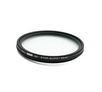 SYSTEM-S Star Burst Filter 52mm 360° Cross Flare Lente para Smartphone Fotografía en Negro