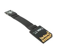 System-S Tarjeta SD de 10 cm, Cable estándar SD Macho a Micro Hembra, Adaptador de extensión