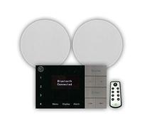 Systemline E100 Pack BT/Dab/FM Incl. spkr TV Sound Connection, SE0120 (TV Sound Connection Touch Sensitive Panel, Stainless Steel Buttons and Bright OLED Display)