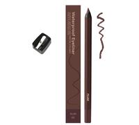 Systemous Eyeliner Pencil, Systemous 24 Hr Waterproof Eyeliner Duo Sharpenable Eye Pencil, Long Lasting 2-in-1 Eye Liner and Eyebrow Pencils Waterproof Eyeliners For Eye Makeup (Plum)