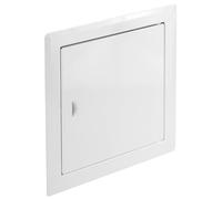 SYSTERM Puerta de inspección de acero para inspección y cobertura, cierre magnético, color blanco, tamaño a elegir (1, blanco, 30 x 50)