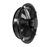 SYSTERM Ventilador de pared axial con rodamientos de bolas, de acero, para funcionamiento continuo, tamaños 200, 250, 300, 350, 400, 450 mm (aRos 350 mm; 2450 m3/h)