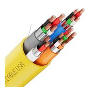 SYSTON - Cable compuesto de control de acceso - 18/4c OEA + 22/3pr OEA + 22/2c OAS + 22/4c OAS, CMP/CL3P cobre trenzado, OSDP y Wiegand compatible para Lock Power, lector de tarjetas para aplicaciones