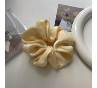 SYSUII 4 unidades de satén Scrunchies grandes gomas para el pelo para mujer - Goma de pelo de seda suave elástica, bandas elásticas para el pelo, bandas de goma retro para el pelo para mujeres y