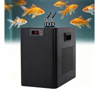 SYSXLT Enfriador de Acuario, Enfriador de Agua de enfriamiento rápido para pecera, Ajustable 5-40 ℃ (41-104 ℉), para Tanques de Agua Dulce/Salada, corales y camarones(300L(79gal))