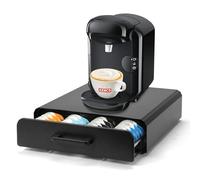 SYSYLY Cajón de cápsulas de café compatible conTassimo,Dispensador capsulas,Soporte para Cápsulas de Café para 64 piezas, Soporte para Máquina de Café, Organizador de Cápsulas.