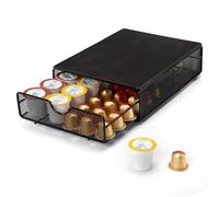SYSYLY Mini cajón de almacenamiento para cápsulas OriginalLine, soporte para cápsulas de café, cajón organizador para guardar 35 cápsulas de café OriginalLine, ideal para espacios pequeños, negro.