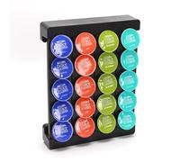 SYSYLY Soporte de pared para cápsulas de café Dolce Gusto, insertos de cajones, dispensador de cápsulas,adecuado para paredes de cocina y armarios (autoadhesivo).
